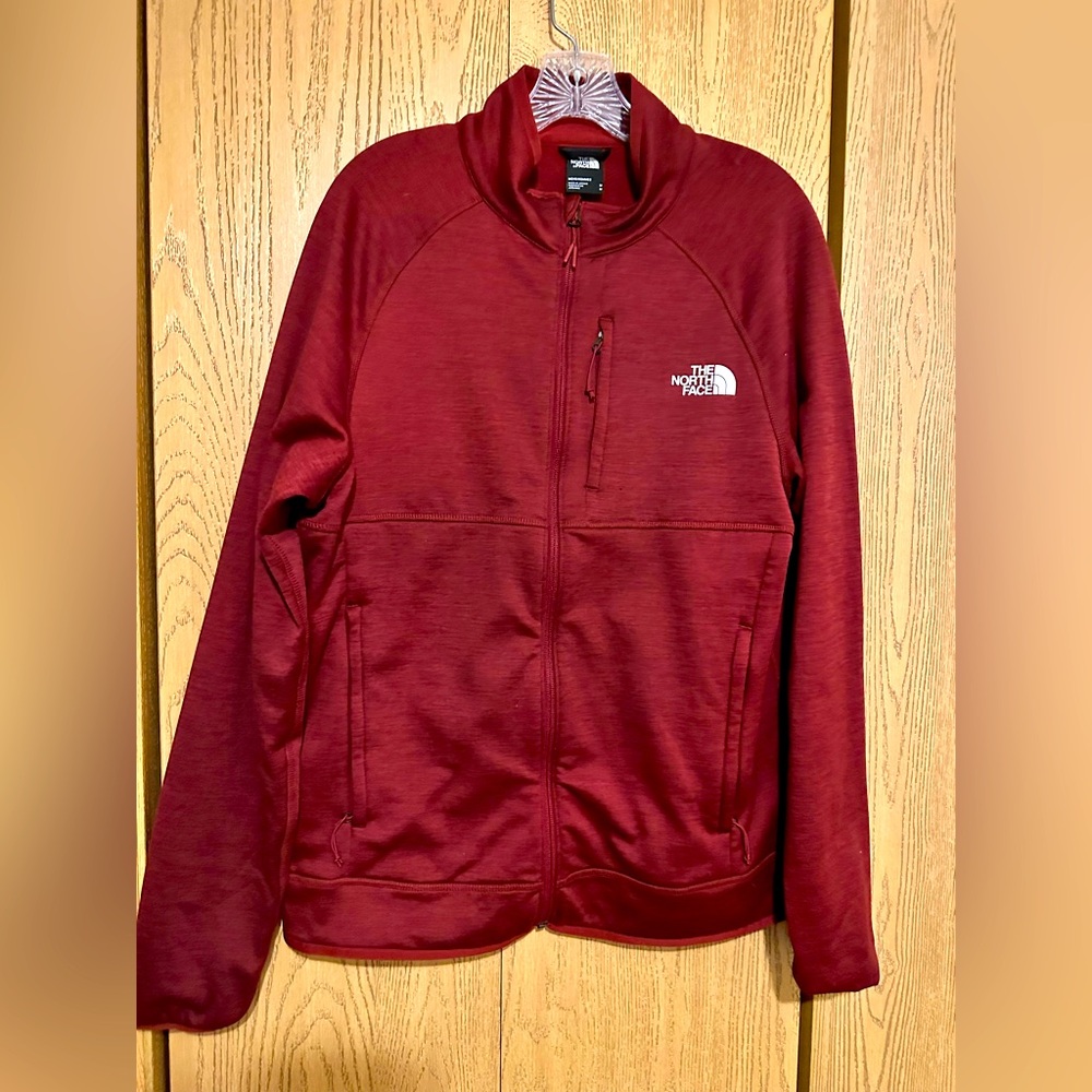 Rarely Worn MidWeight The North Face Jacket Size M Darker Red